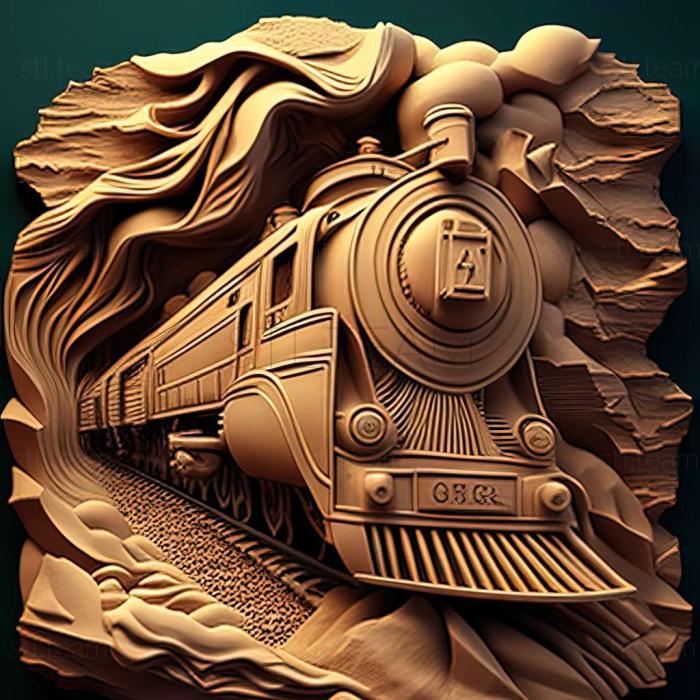 3D model The Train Giant game (STL)